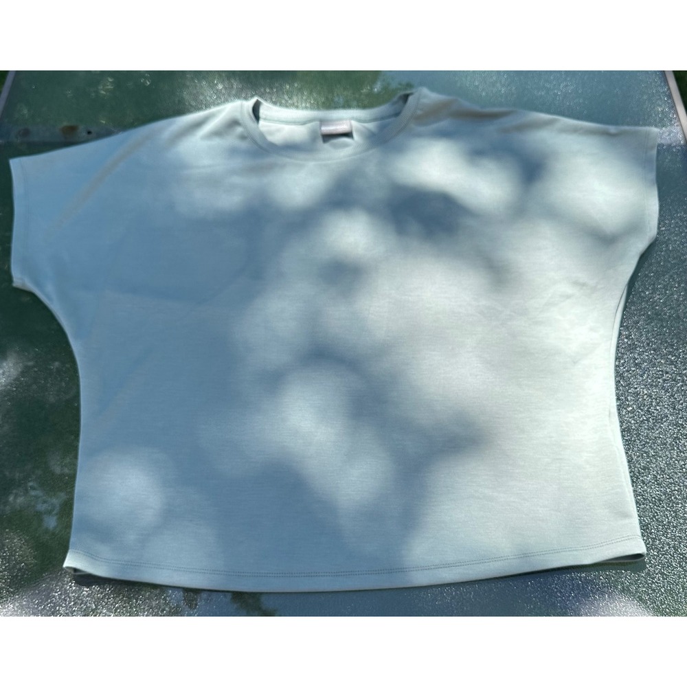 32 Degrees Cool Womens Green Short Sleeve Dolman Top Crew Neck Size Large